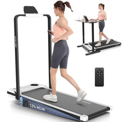 Treadmills With Incline, 7.5MPH Under Desk Treadmill