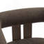 Chaise d'appoint moderne rembourrée avec accoudoirs ronds-618503553