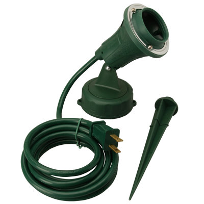 Green Line Voltage Plug-In Flood Light