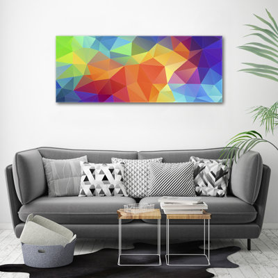 Geometric Background - Wrapped Canvas Print