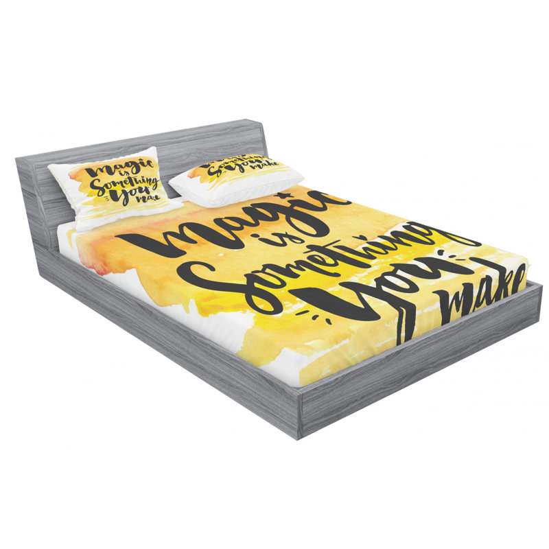 Microfiber Sheet Set, Full Sheet Set with Fitted Sheet