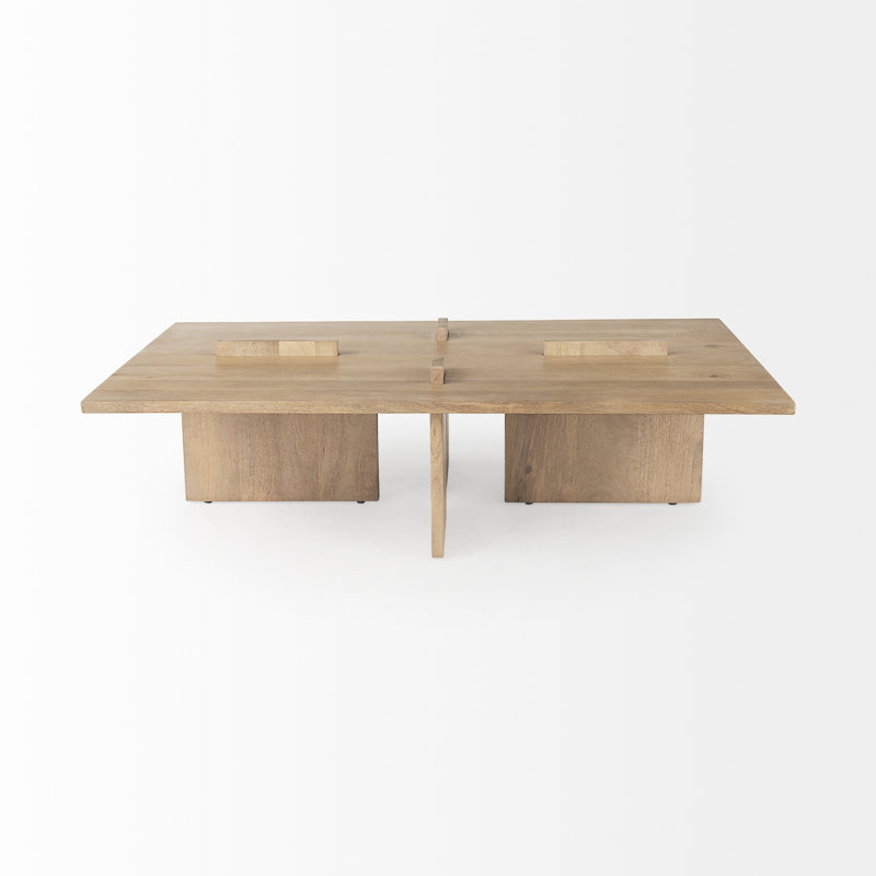 Table basse Dalina, Brun naturel
