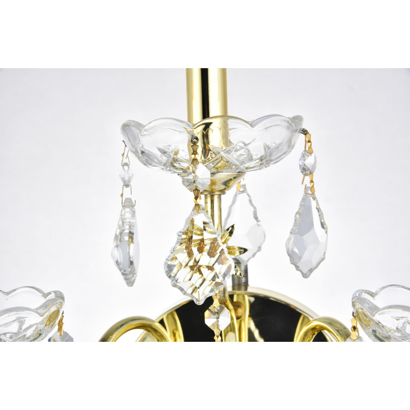 Dagmar Candle Wall Light, Gold