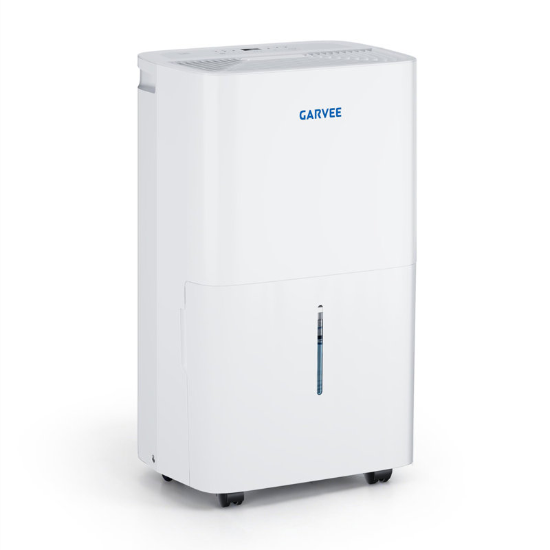 Déshumidificateur 50 pintes, 150,55 pintes par jour pour éliminer l'humidité, couverture de 5500 pieds carrés, économie d'énergie silencieuse de 47 dB, dégivrage automatique de 30 à 80% d'humidité pour le garage de la salle de bain du sous-sol
