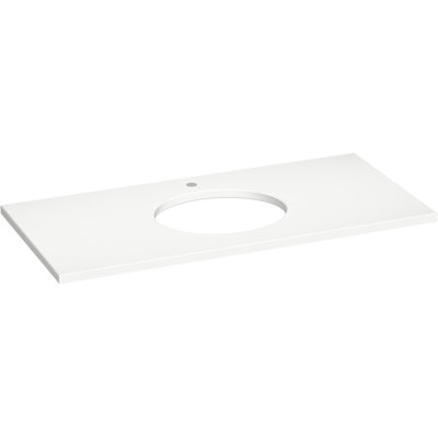 Silestone Quartz 49-In Vanity Top With Oval Cutout