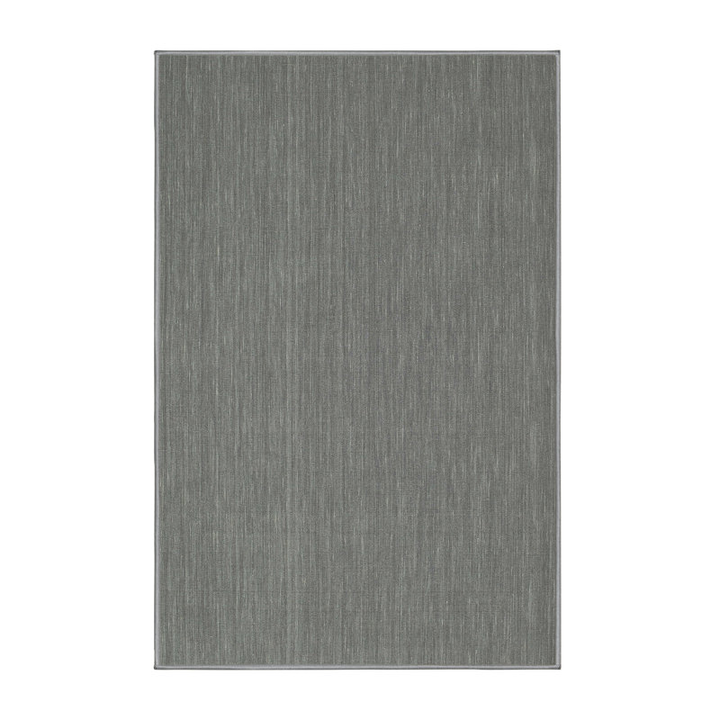 Tapis gris zone contemporaine, Rectangle 5 pi x 7 pi