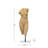 Resin Female Body Figure on Metal Stand-1044032223