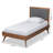 Upholstered Slat Bed-1924615251