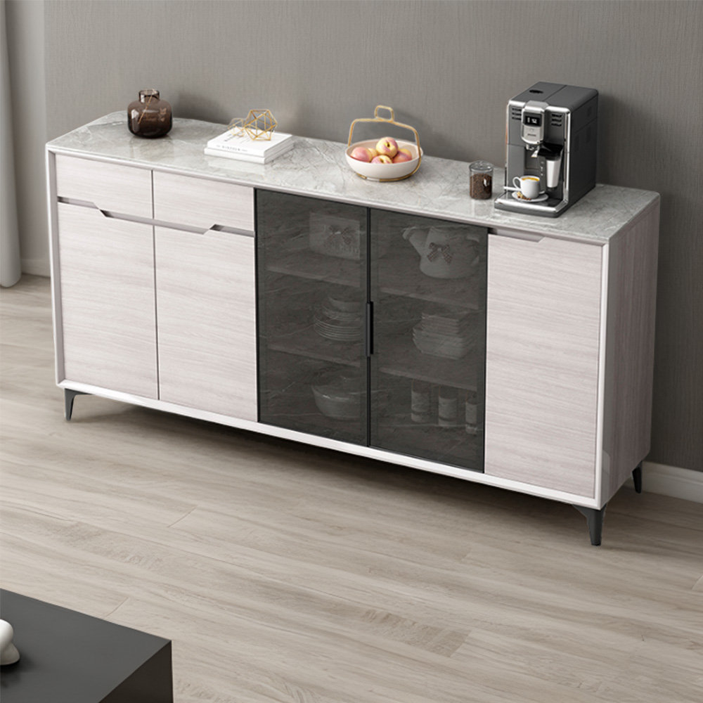 Latitude Run® Siobhan Type Minimalist Slate Living Room Storage