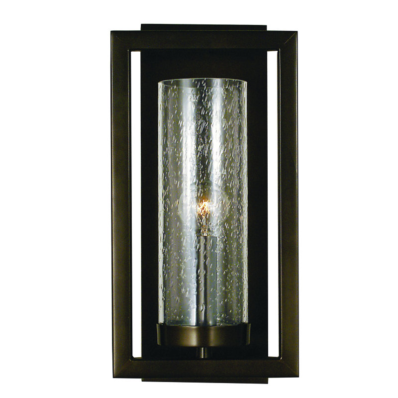 Rametta Flush Mounted Sconce, Matte Black