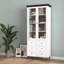 Armoire de rangement vitrée