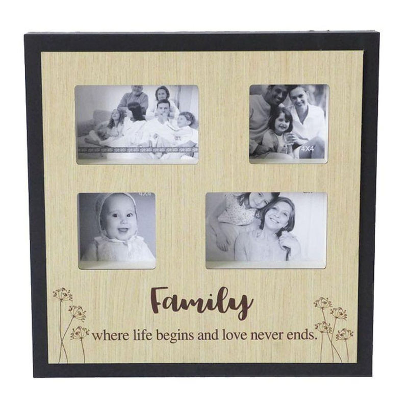 Cadre photo «Family Where Love Begins and Love Never Ends»