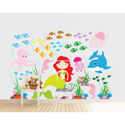 Nautical & Beach Non-Wall Damaging Wall Decal