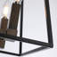 Luminaire suspendu rectangulaire lanterne Dzadur