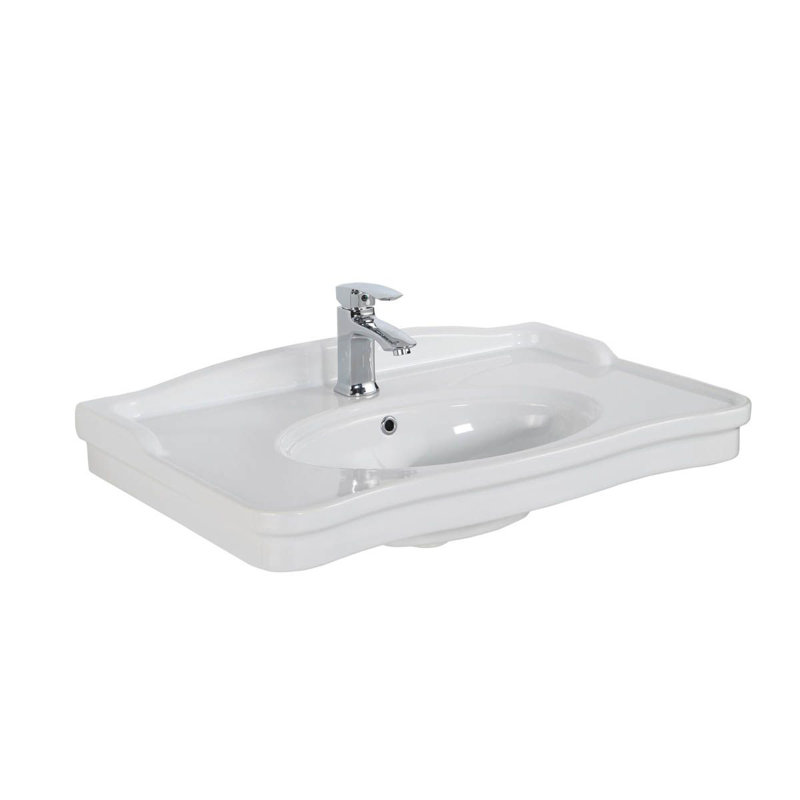 Antique 39.4'' L Bathroom Sink, Single Hole