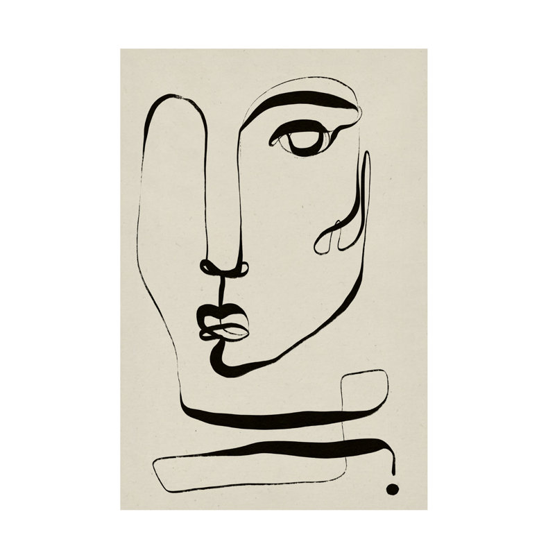 Toile Treechild La Visage, H 19 po x l 12 po