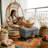 Linen Storage Ottoman With Rivets