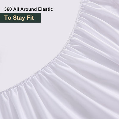 Mattress Encasement, 100% Waterproof 5-Sided Mattress Protector