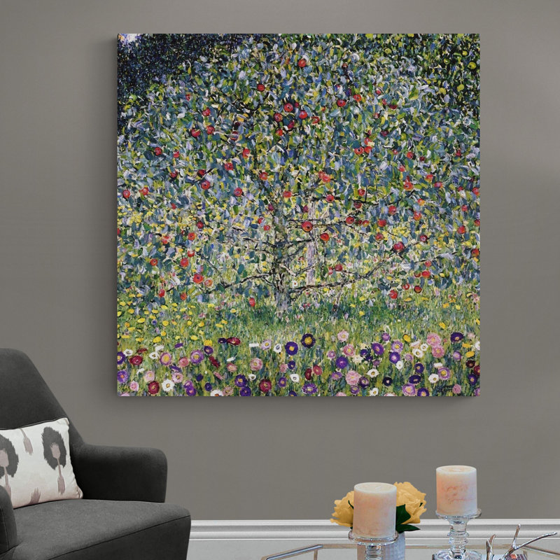 Apple Tree by Gustav Klimt - Wrapped Canvas Print, 76cm H x 76cm W x 3.81cm D