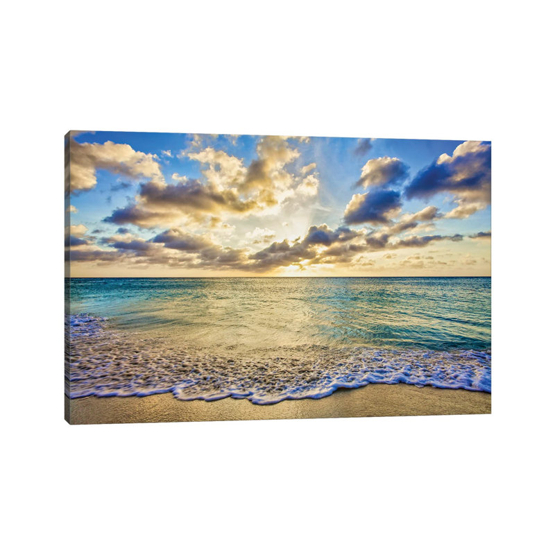 Golden Shimmer by Mark Paulda - Print on Canvas, Wrapped Canvas, 20.32cm H x 30.48cm W x 1.91cm D