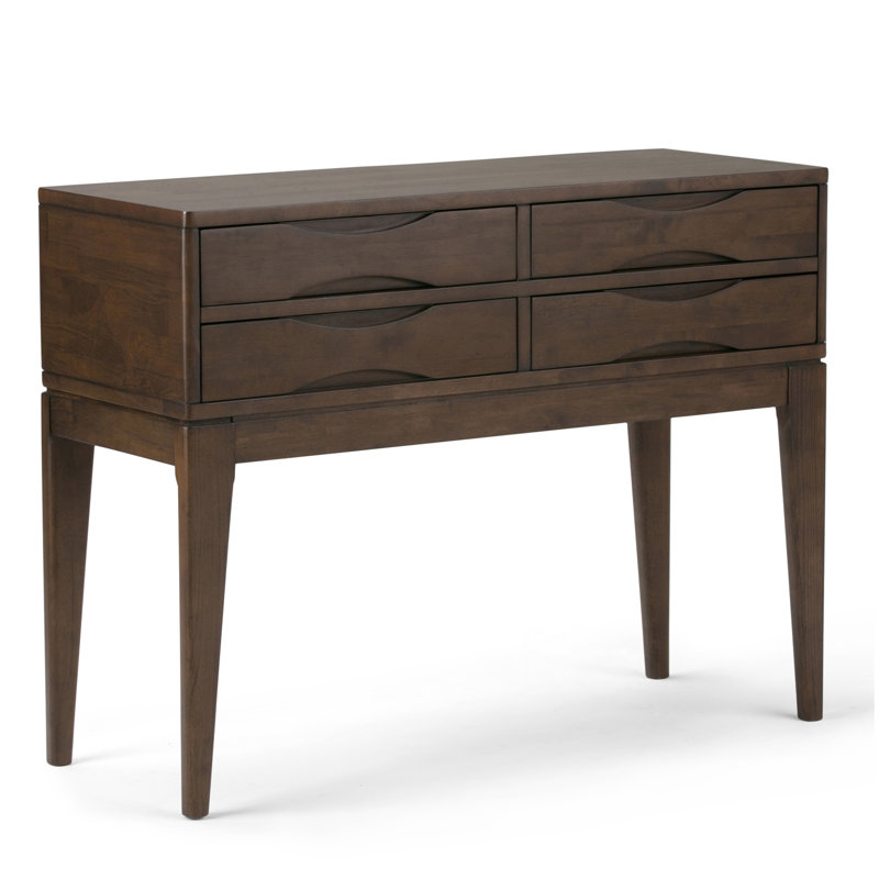 Console de couloir en bois massif Harper de 40 po de largeur Harper