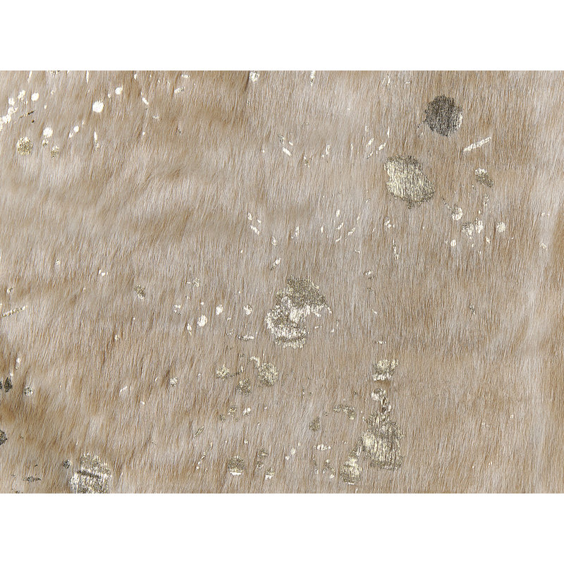 Adeela Carpet Cowhide Design Beige Rug, Novelty 150 x 200cm