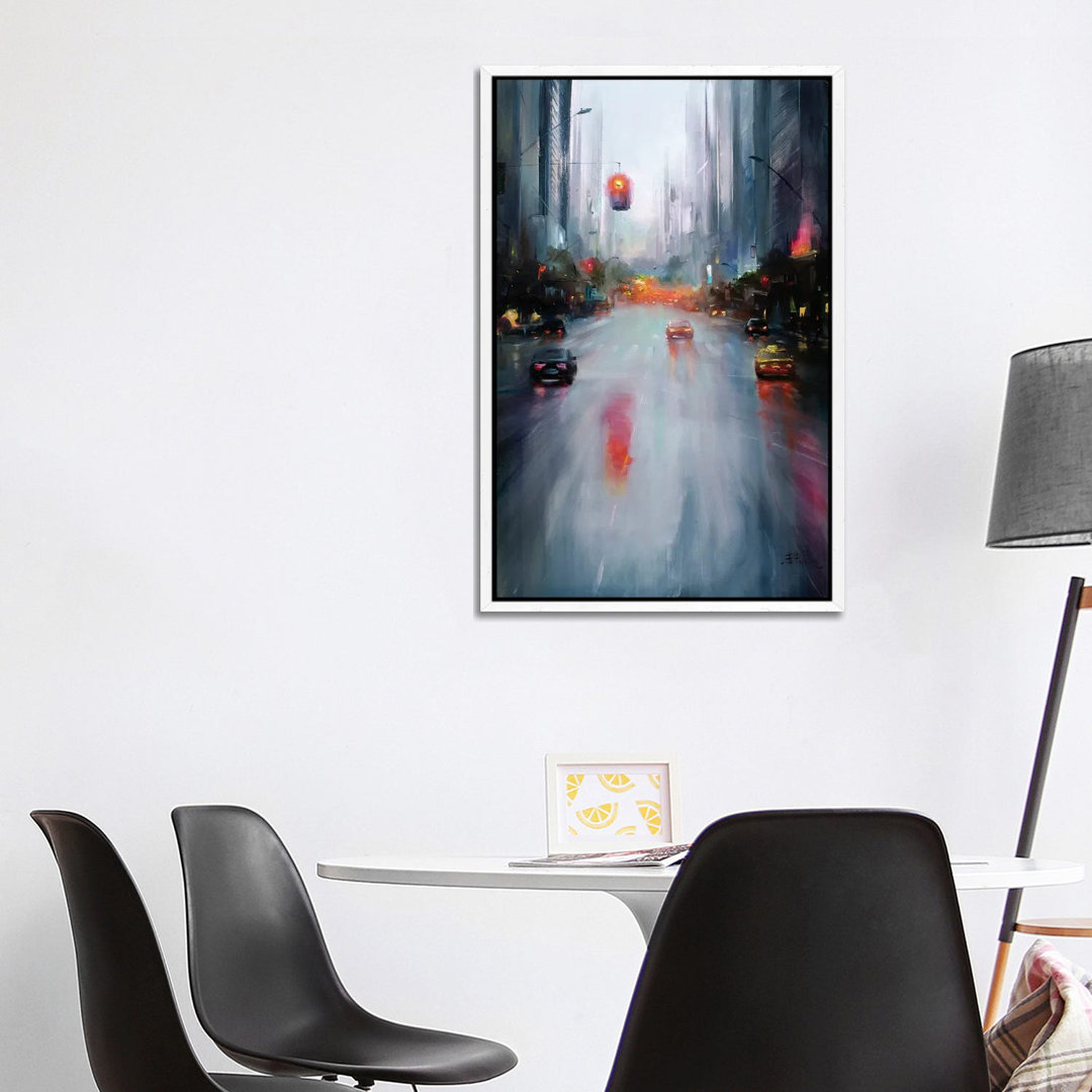 Rainy Day von Bozhena Fuchs - Galerie-verpackte Leinwand Giclée auf Leinwand