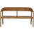 Chena Garden Bench With Round Back Wicker/Teak Natural