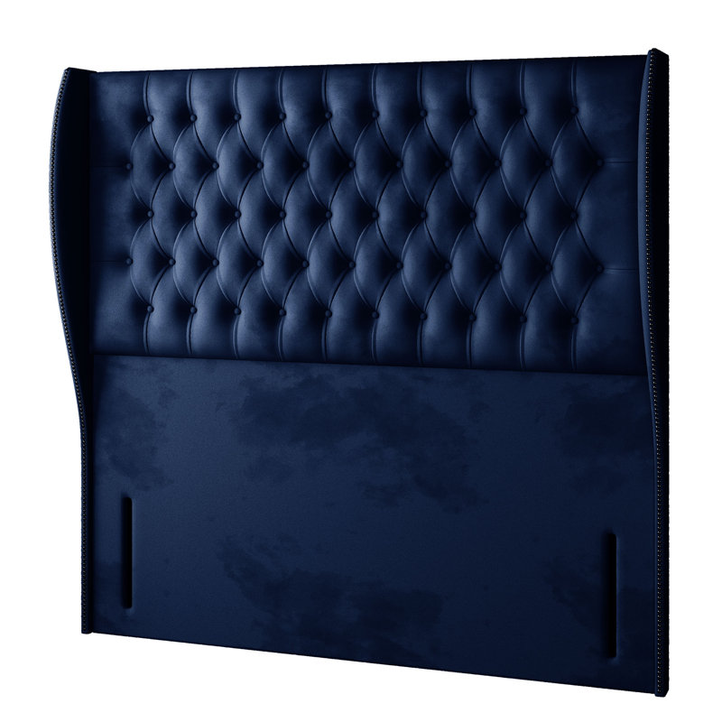 Mandalay Upholstered Headboard, Double (4'6), Royal Blue