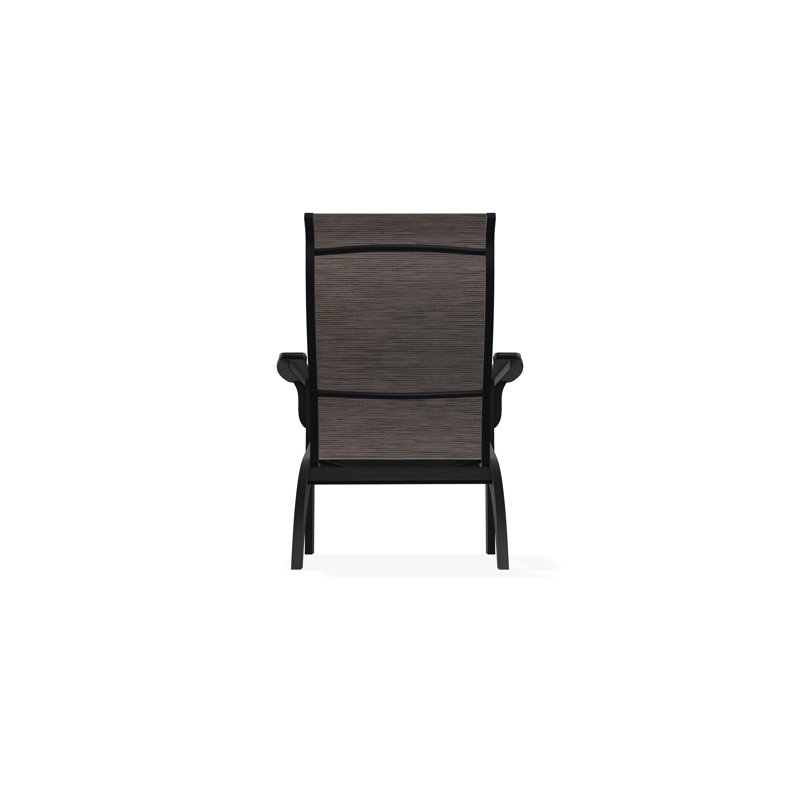Adirondack MGP Polymer Outdoor Lounge Chair, Black, James