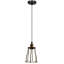 Sudley 1 - Light Black Geometric Pendant