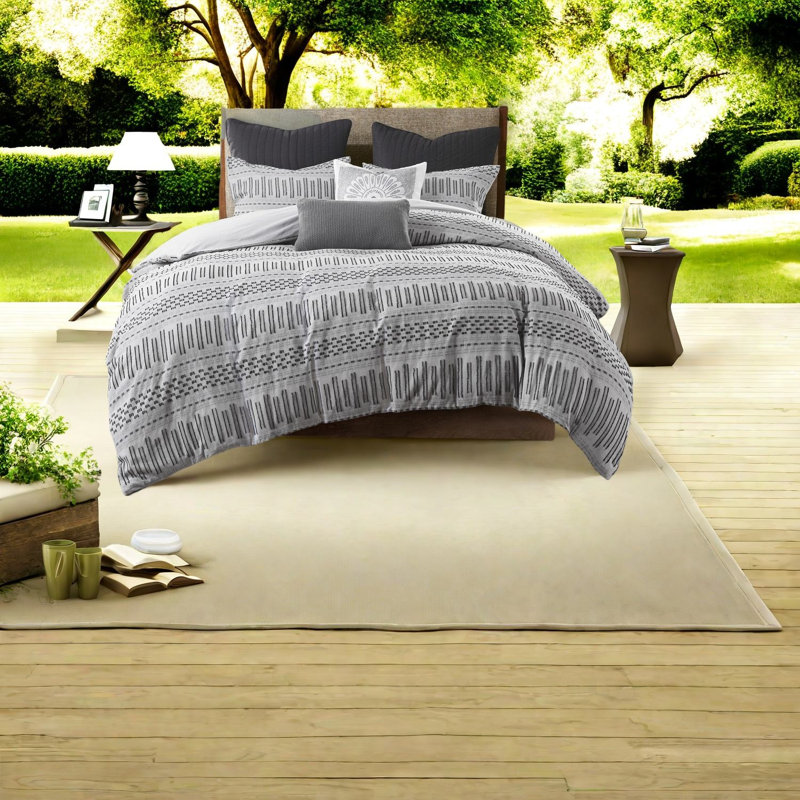 Ensembles de literie en jacquard de coton de qualité supérieure, style maison de campagne pour la décoration intérieure