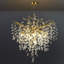 10 - Light Dimmable Round Tree Branches Chandeliers With Crystal Accents-2032833876