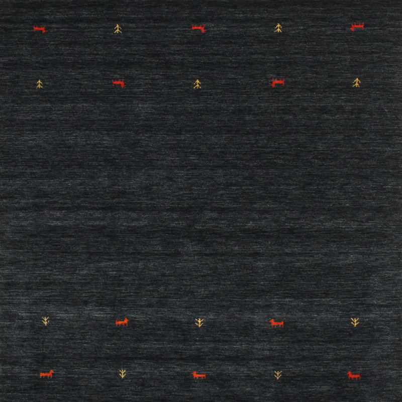 Geometric Indoor Rug, Round 4'