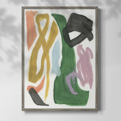 Colorful Serpentine I Framed Print - Solid Wood