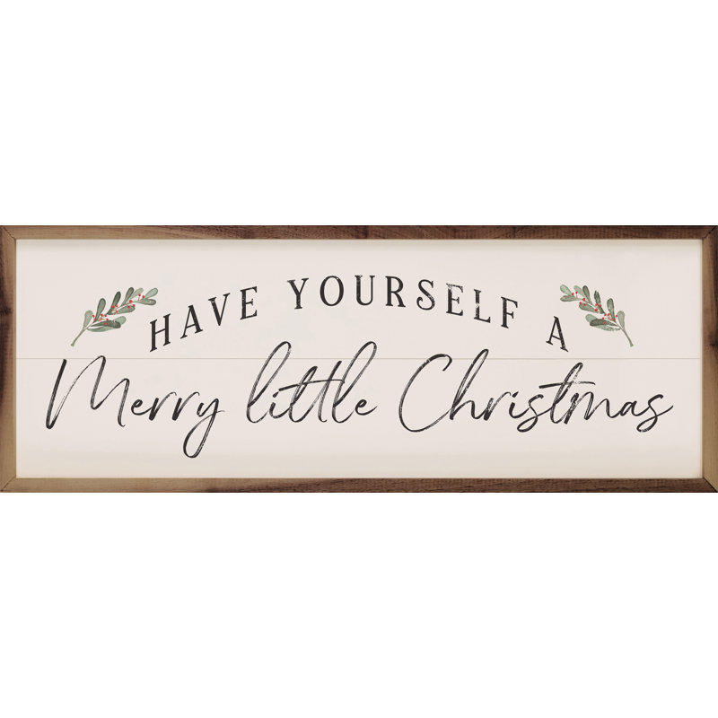«Have Yourself A Merry White», H 8 po x l 24 po