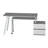 Rotating Multi-Positional Modern Desk
