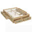 Lit plateforme avec 6 tiroirs de rangement-310078618-310078617