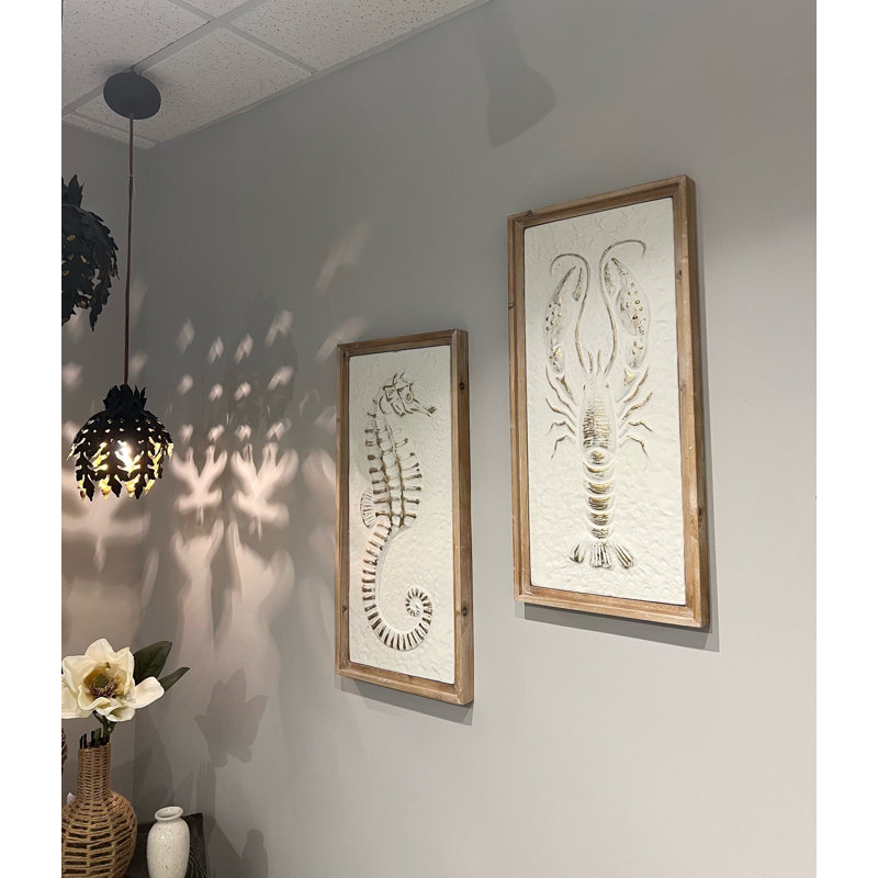 Coastal Embossed Wall Art