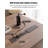 Italian Minimalist Walnut Wood Grain Desk-1163902079