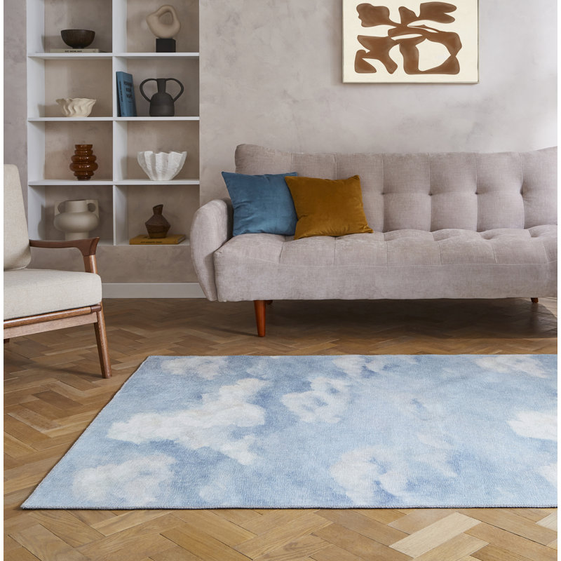 Harlequin Air Golden Light - 076 x 150, Blue, Rectangle 185 x 290 cm