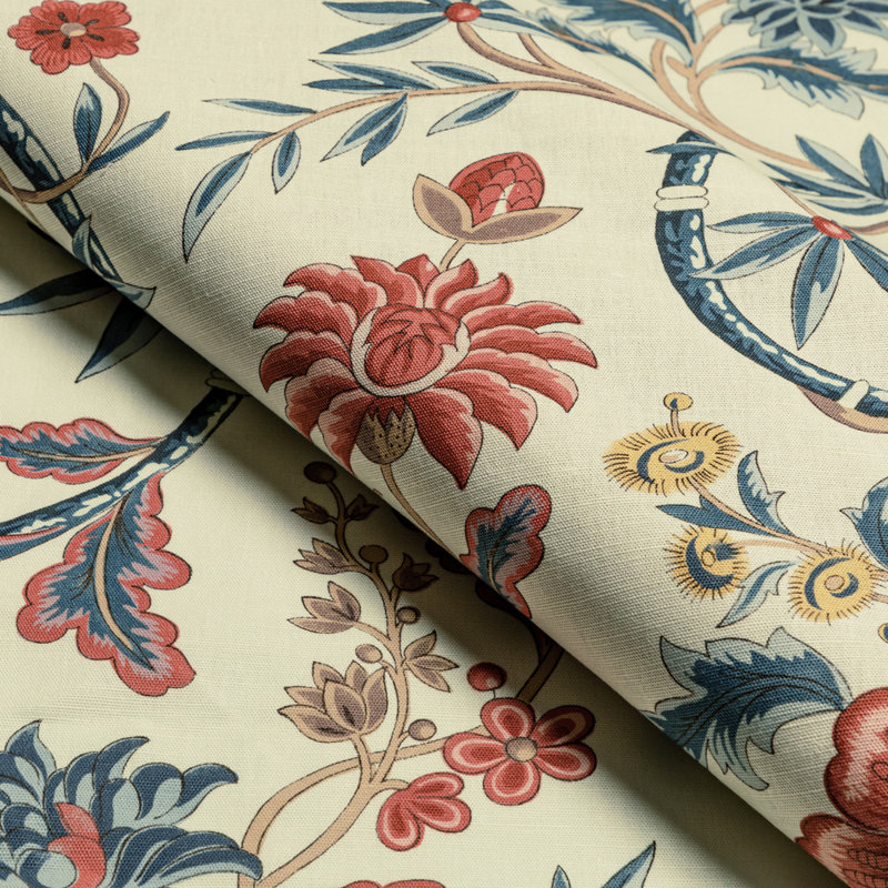 Louverne Veronique Fabric, Blue