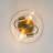 2-Light Clear Bowl Glass Flush Mount