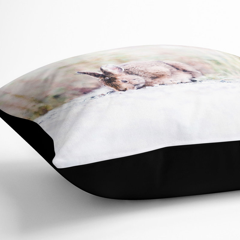 Square Throw Cushion, 40cm H x 40cm W x 15cm D, Black