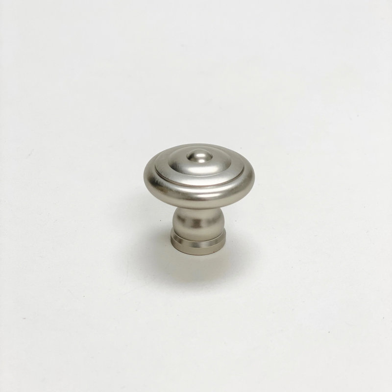 1 1/4" Diameter Round Knob, Brushed Nickel
