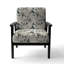 Fauteuil décoratif rétro à motif de cadre victorien rétro et cadre éclectique rétro-2021202061