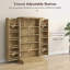 Armoire de cuisine avec plusieurs tablettes