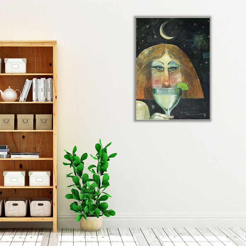 «Midnight Margarita», reproduction d'art sur toile, H 60 po x l 45 po
