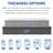 Devonport 14" Plush Cooling Gel Hybrid Mattress，Pocket Spring for Pressure Relief & Motion Isolation-860325688