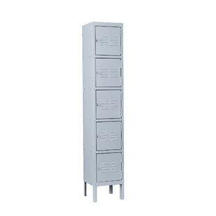 6-Shelf Metal Locker Storage Cabinet, 47.3 in. Employees Locker with  Shelves and 6 Lockable Doors for Home, School, Gym